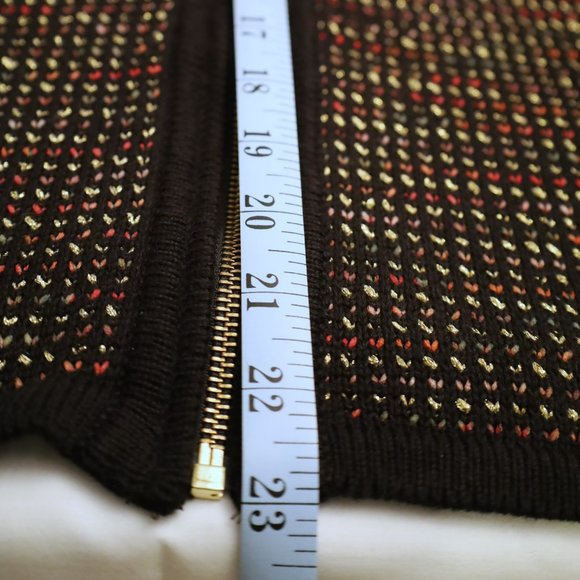 CJ Banks Black Zip-Front Sweater – Size 1X #777 - Picture 8 of 8
